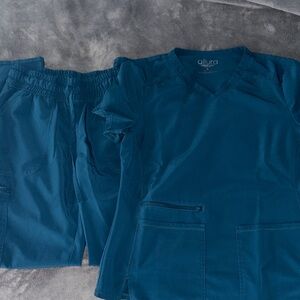 Allura by Cherokee Dark Teal Scrub Set (small)